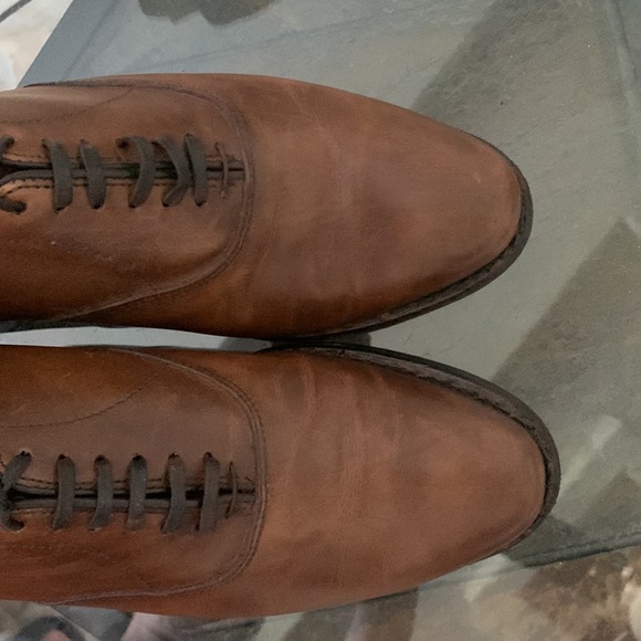 ALLEN EDMONDS Carlyle Plain-Toe Leather Oxfords - Picture 7 of 9